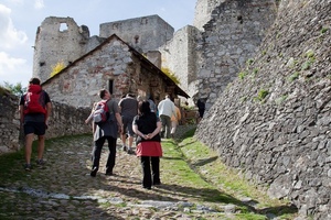 Vstup do zříceniny